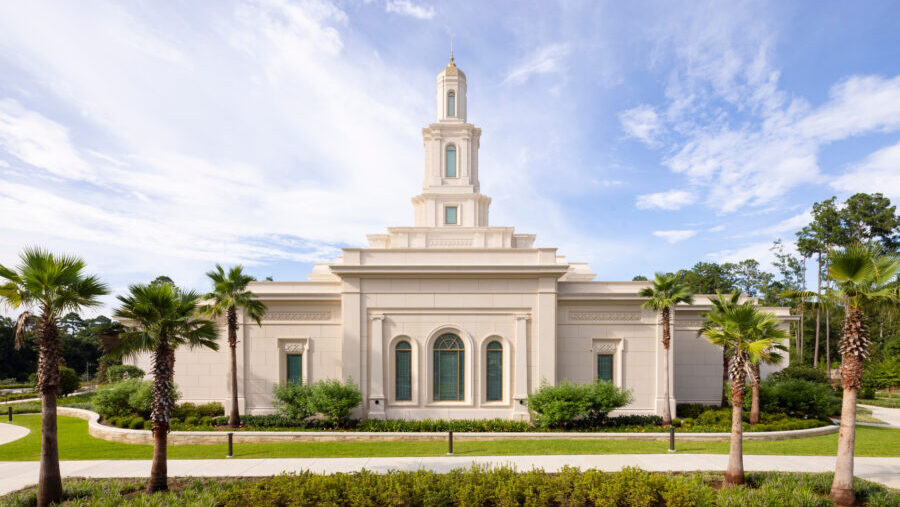 The Tallahassee Florida Temple of The Church of Jesus Christ of Latter-day Saints. Worthy members o...